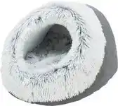 Wehkamp Trixie kattenmand Iglo Harvey Grijs / Wit-Zwart 41 x 35 x 26 cm aanbieding