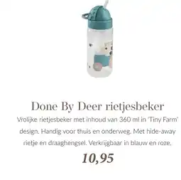 Babypark Done By Deer rietjesbeker aanbieding
