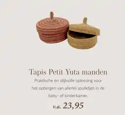 Babypark Tapas Petit Yuta manden aanbieding