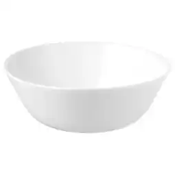 IKEA Oftast witte schaal: elegant, glanzend glas, ronde vorm, vaatwasmachine-/magnetronbestendig aanbieding