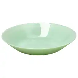 IKEA Groene glazen schaal, modern design, gladde randen aanbieding