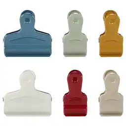 IKEA Zeskleurige magnetische clips voor het sealen van zakken en koelkastbevestigingen aanbieding