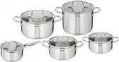 Bol.com Tefal Virtuoso Set 5-delig (hoge kookpan 22, steelpan 16, kookpan 18/20/24) - Inductie aanbieding