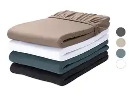 Lidl LIVARNO Jersey hoeslaken 140-160 x 200 cm aanbieding