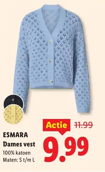 Lidl Esmara dames vest aanbieding