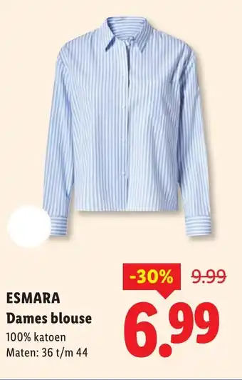 Lidl Esmara dames blouse aanbieding