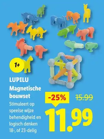 Lidl Lupilu magnetische bouwset aanbieding