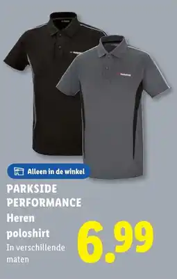 Lidl Parkside performance heren poloshirt aanbieding
