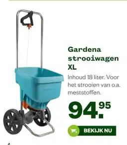 Welkoop Gardena strooiwagen xl aanbieding