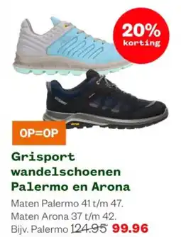 Welkoop Grisport wandelschoenen Palermo en Arona aanbieding