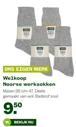 Welkoop Welkoop Noorse werksokken aanbieding