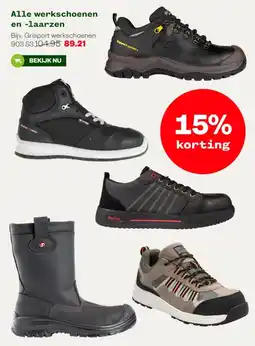 Welkoop Alle werkschoenen en laarzen aanbieding