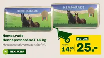Welkoop Hemparade Hennepstrooisel aanbieding