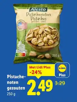 Lidl Pistache noten gezouten aanbieding