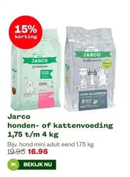 Welkoop Jarco honden of kattenvoeding aanbieding