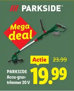 Lidl Parkside accu grastrimmer aanbieding