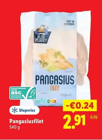 Lidl Pangasiusfilet aanbieding