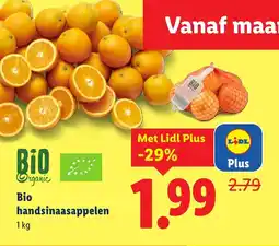 Lidl Bio handsinaasappelen aanbieding