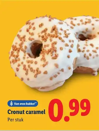 Lidl Cronut caramel aanbieding