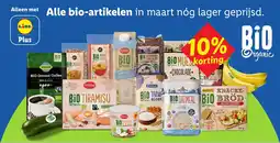 Lidl Alleen bio artikelen aanbieding