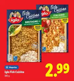 Lidl Iglo Fish Cuisine aanbieding