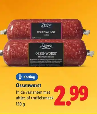 Lidl Ossenworst aanbieding