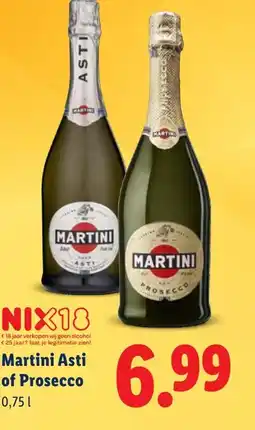Lidl Martini Asti of Prosecco aanbieding
