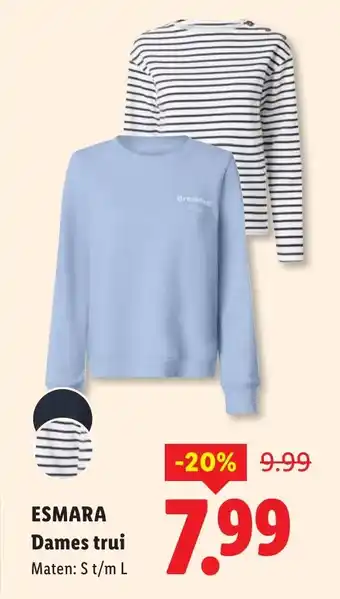 Lidl Esmara dames trui aanbieding