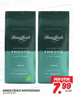 Dekamarkt Simon lévelt koffiebonen aanbieding
