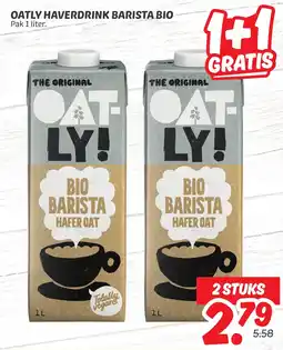 Dekamarkt Oatly haverdrink barita bio aanbieding