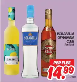 Dekamarkt Isolabella of havana club aanbieding