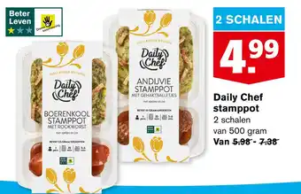 Hoogvliet Daily Chef stamppot 500 gram aanbieding