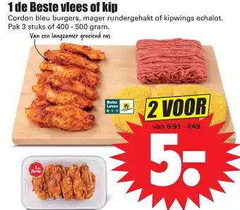 Dirk 1 de Beste vlees of kip aanbieding