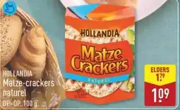 ALDI HOLLANDIA Matze-crackers naturel aanbieding