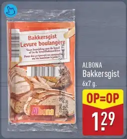 ALDI ALBONA Bakkersgist aanbieding