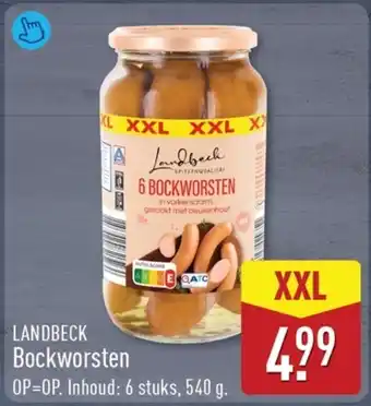 ALDI LANDBECK Bockworsten aanbieding
