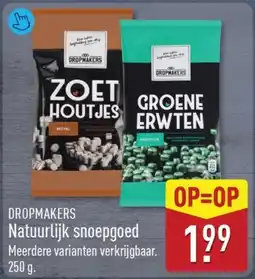 ALDI DROPMAKERS Natuurlijk snoepgoed aanbieding