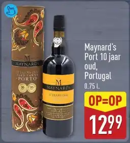 ALDI Maynard's Port 10 jaar oud, Portugal aanbieding