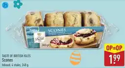 ALDI TASTE OF BRITISH ISLES Scones aanbieding