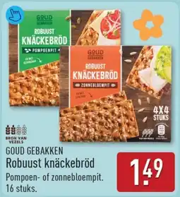 ALDI Robuust knäckebröd GOUD GEBAKKEN aanbieding