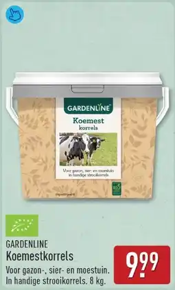 ALDI GARDENLINE Koemestkorrels aanbieding
