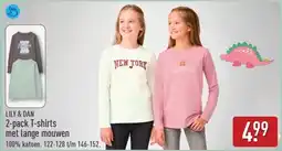 ALDI T-shirts met lange mouwen aanbieding