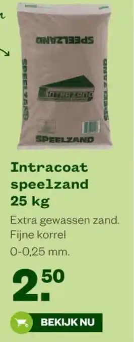 Welkoop Intracoat speelzand aanbieding