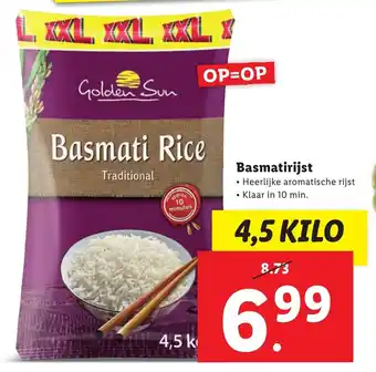 Lidl Basmatirijst 4.5 kilo aanbieding