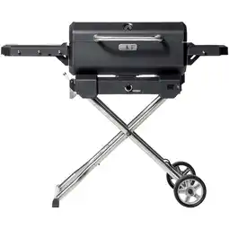 Alternate Masterbuilt Draagbare houtskoolbarbecue en -rookoven met kar aanbieding