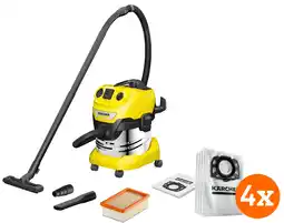 Coolblue Karcher WD 4 P S V-20/5/22 + Karcher Stofzuigerzak voor WD 4/5/6 (4x) aanbieding