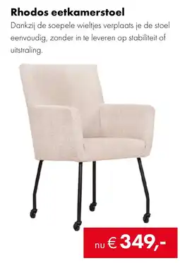 Woonsquare Rhodos eetkamerstoel aanbieding