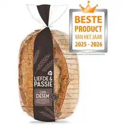 Albert Heijn AH Biologisch OerDesem blond gesneden vriesvers aanbieding