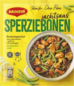 Albert Heijn Maggi Dagschotel sperziebonen jachtsaus aanbieding
