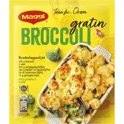 Albert Heijn Maggi Ovenschotel broccoli gratin aanbieding